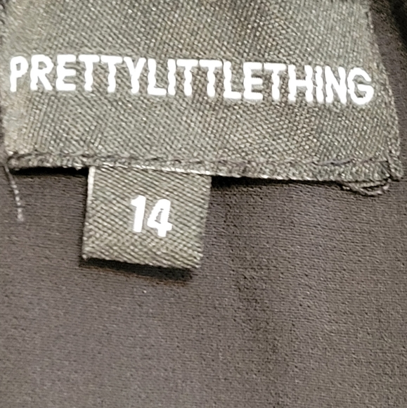 PrettyLittleThing Formal Black Skirt Size 14 - Picture 3 of 6